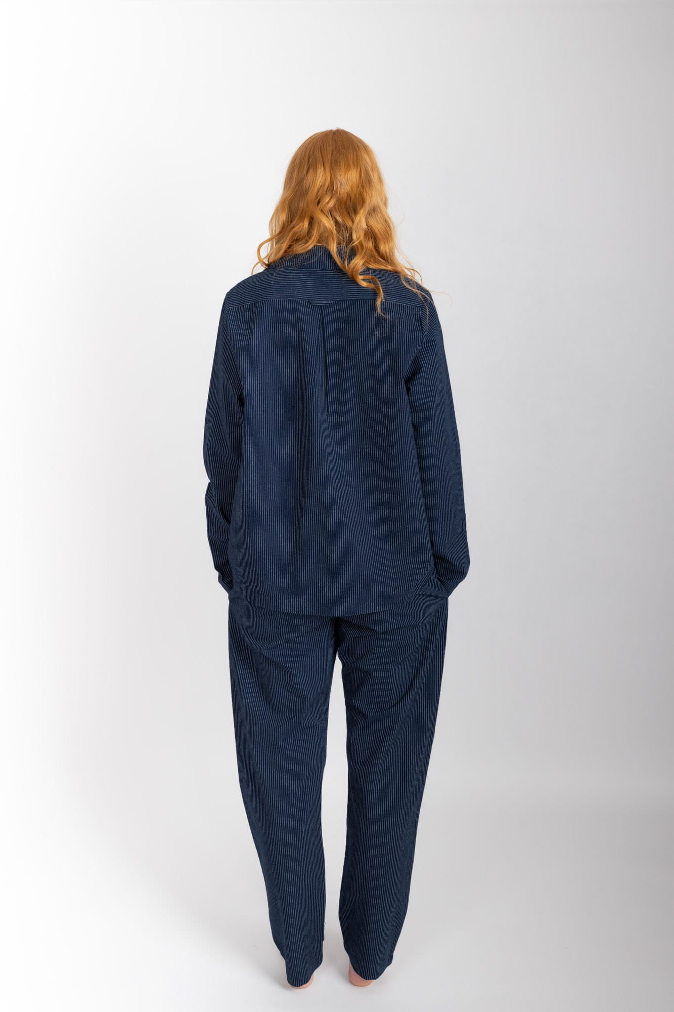 Classic Set, Navy Pinstripe