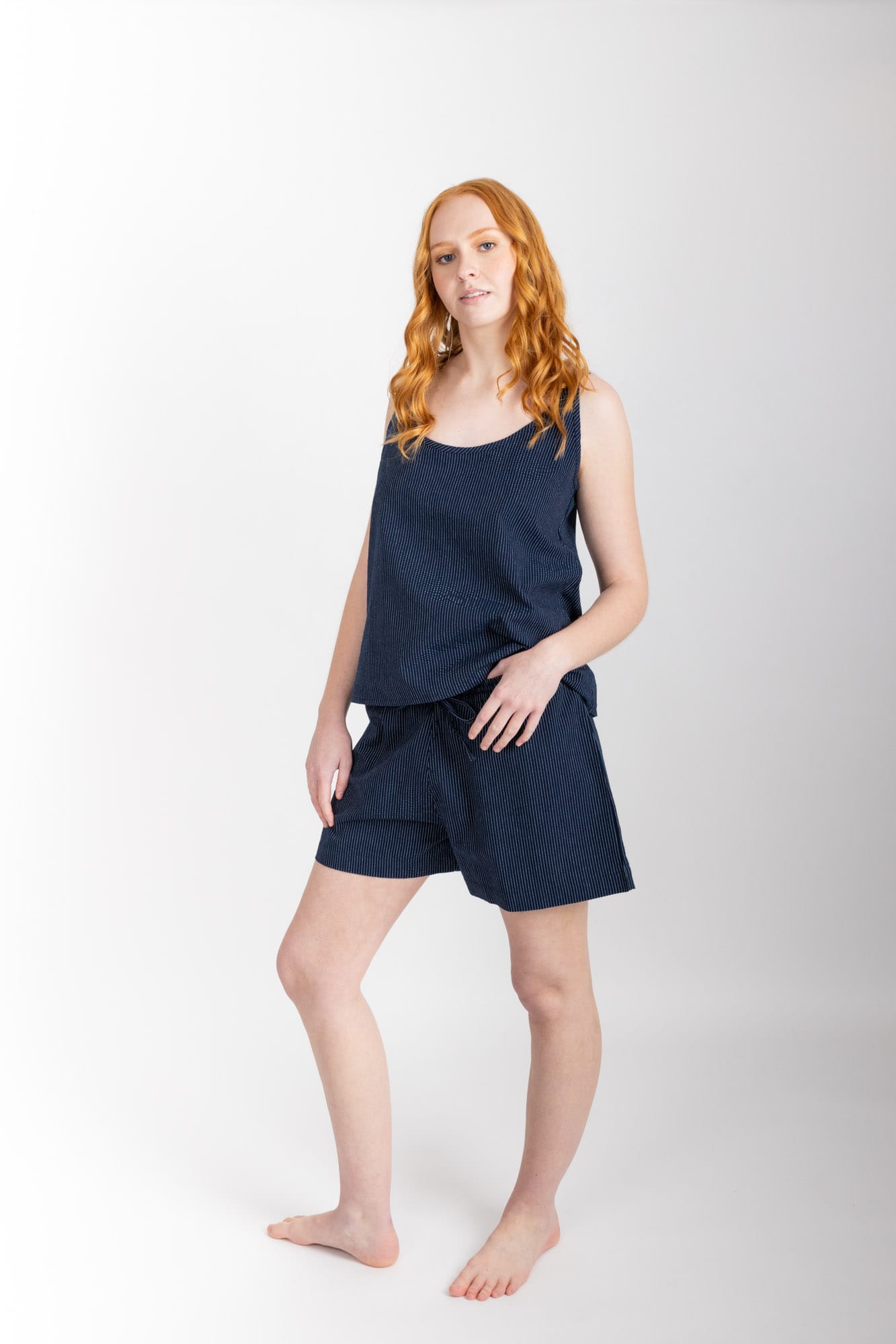 Summer Set, Navy Pinstripe