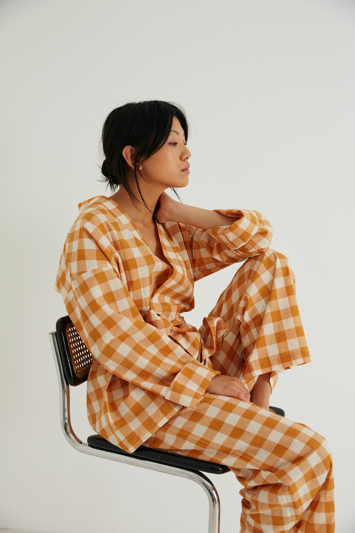 Wrap Set, Clementine Gingham