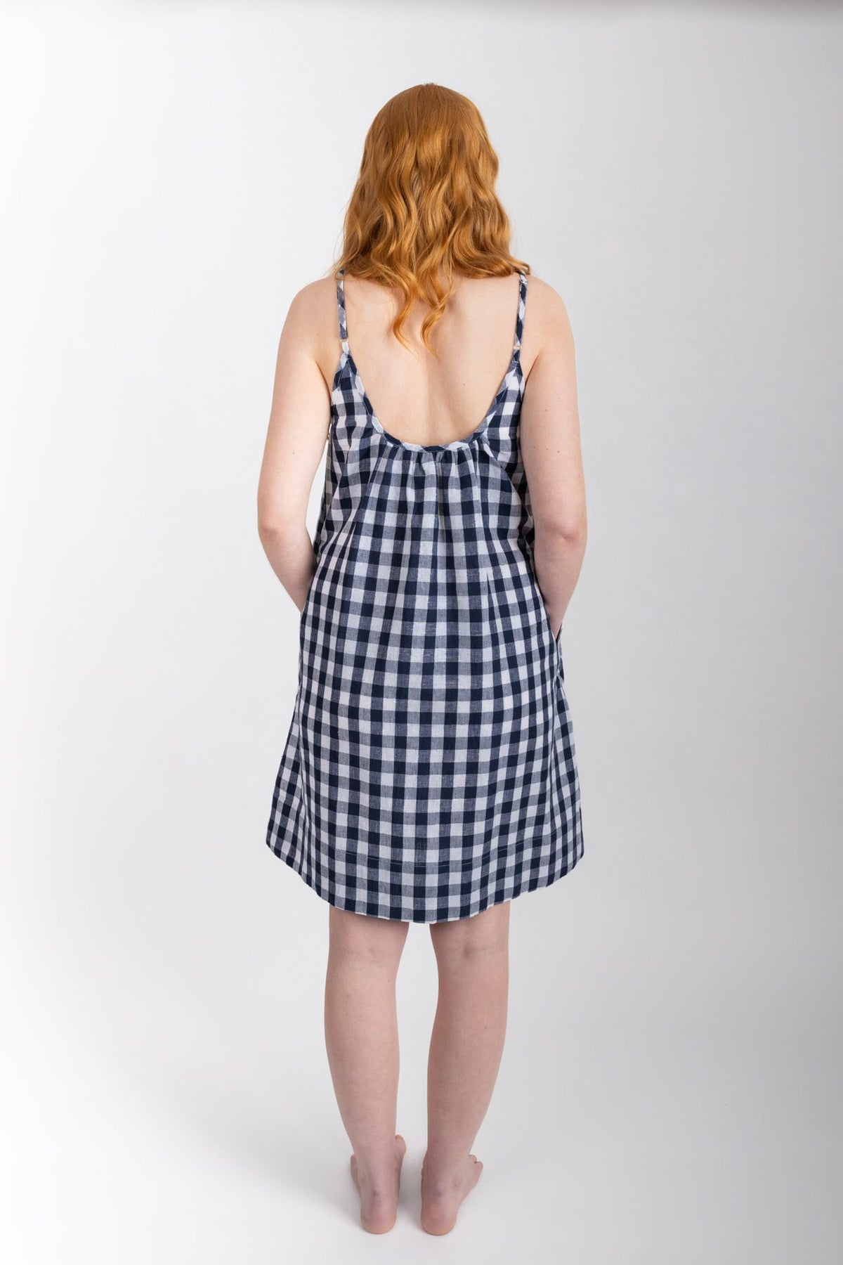 Evie Slip, Navy Check