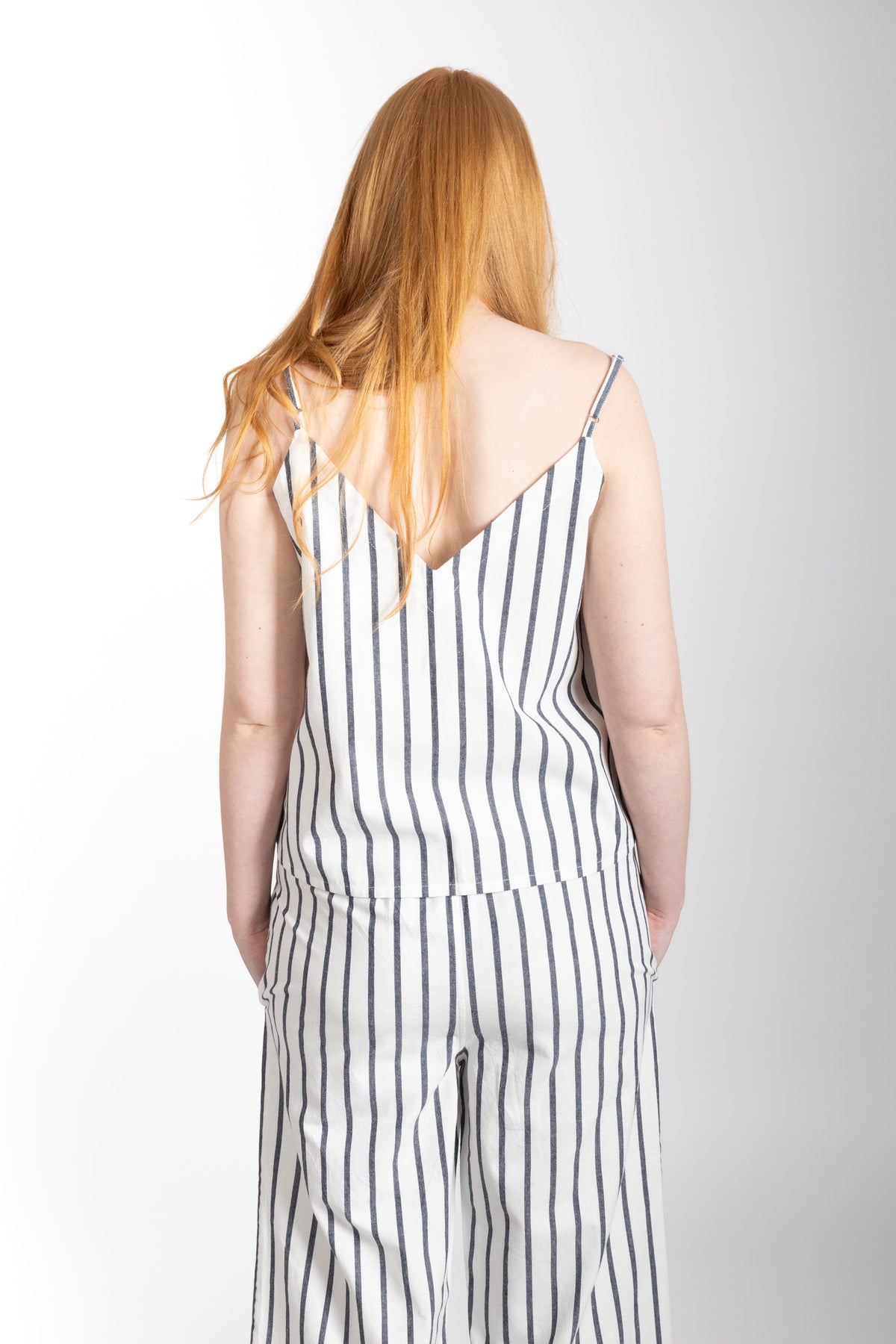 Paloma Set, Navy Stripe