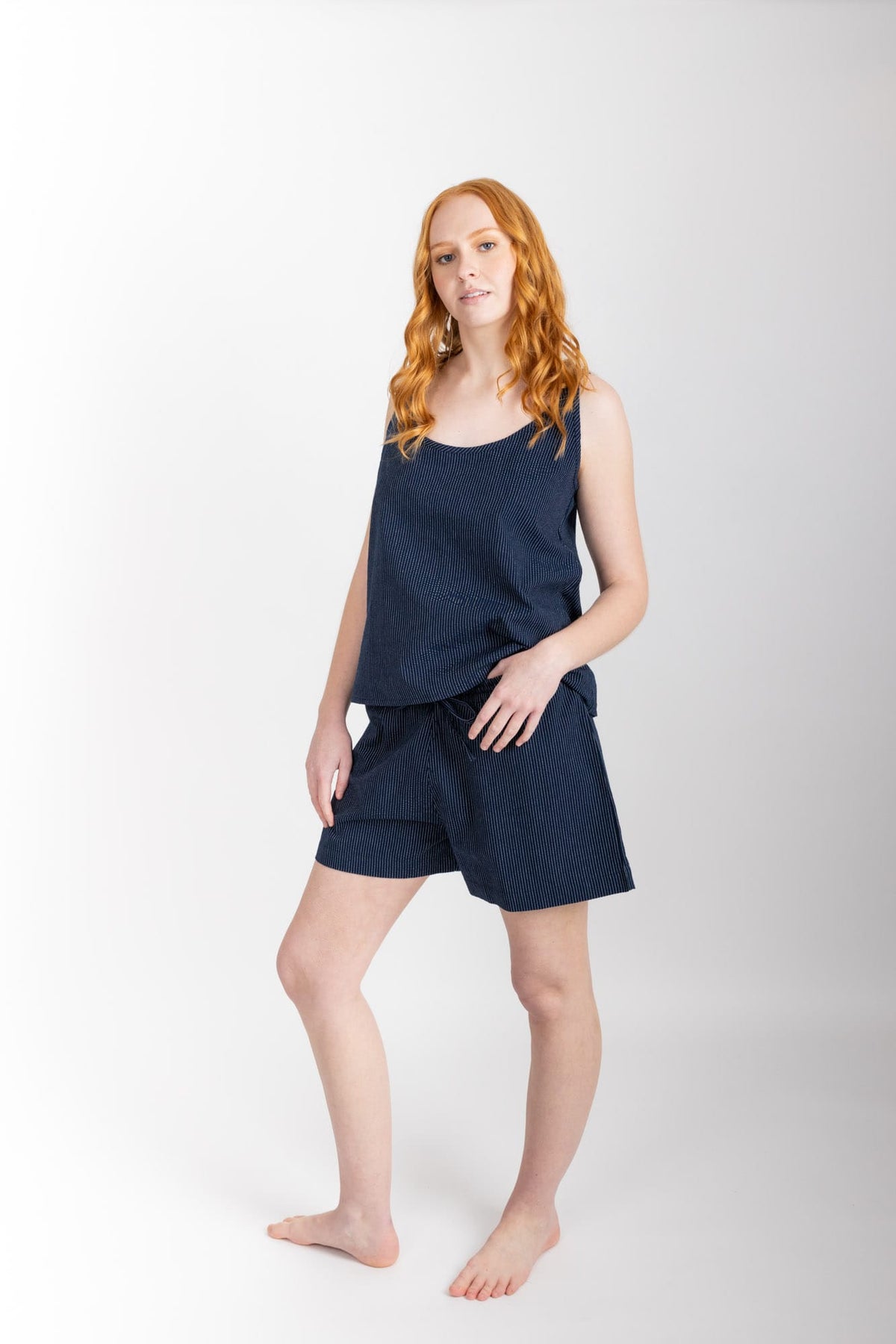 Summer Set, Navy Pinstripe