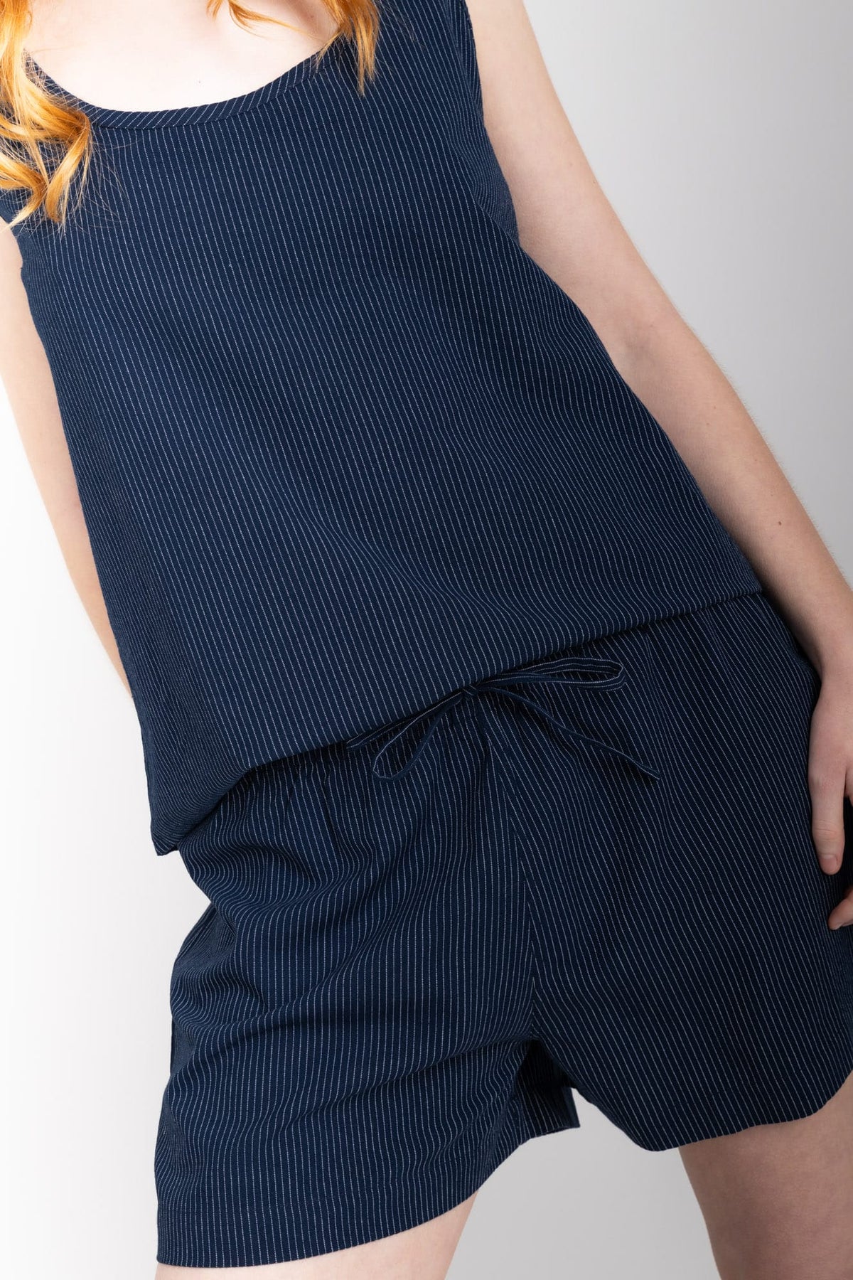 Summer Set, Navy Pinstripe