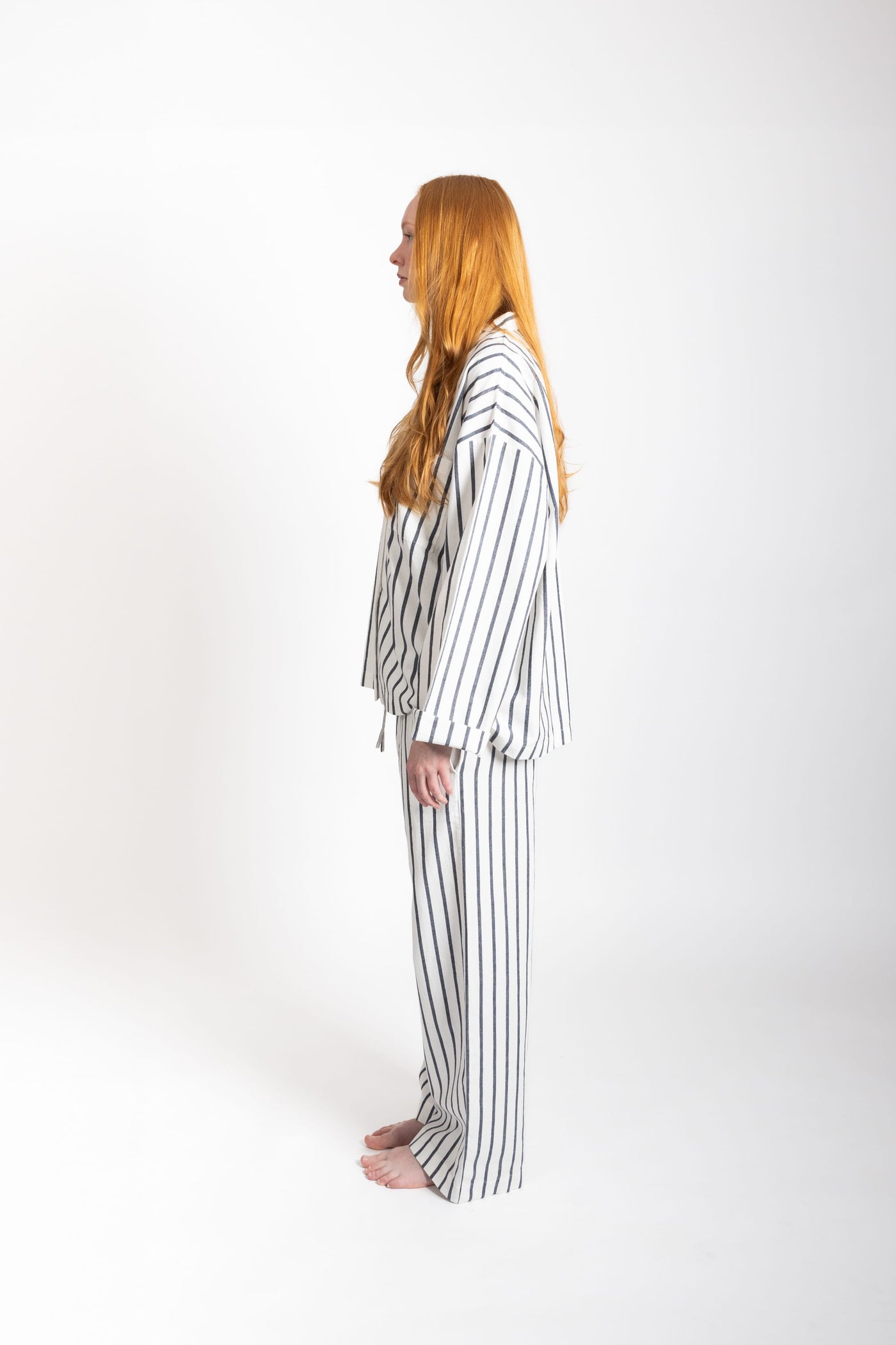 Winona Set, Navy Stripe