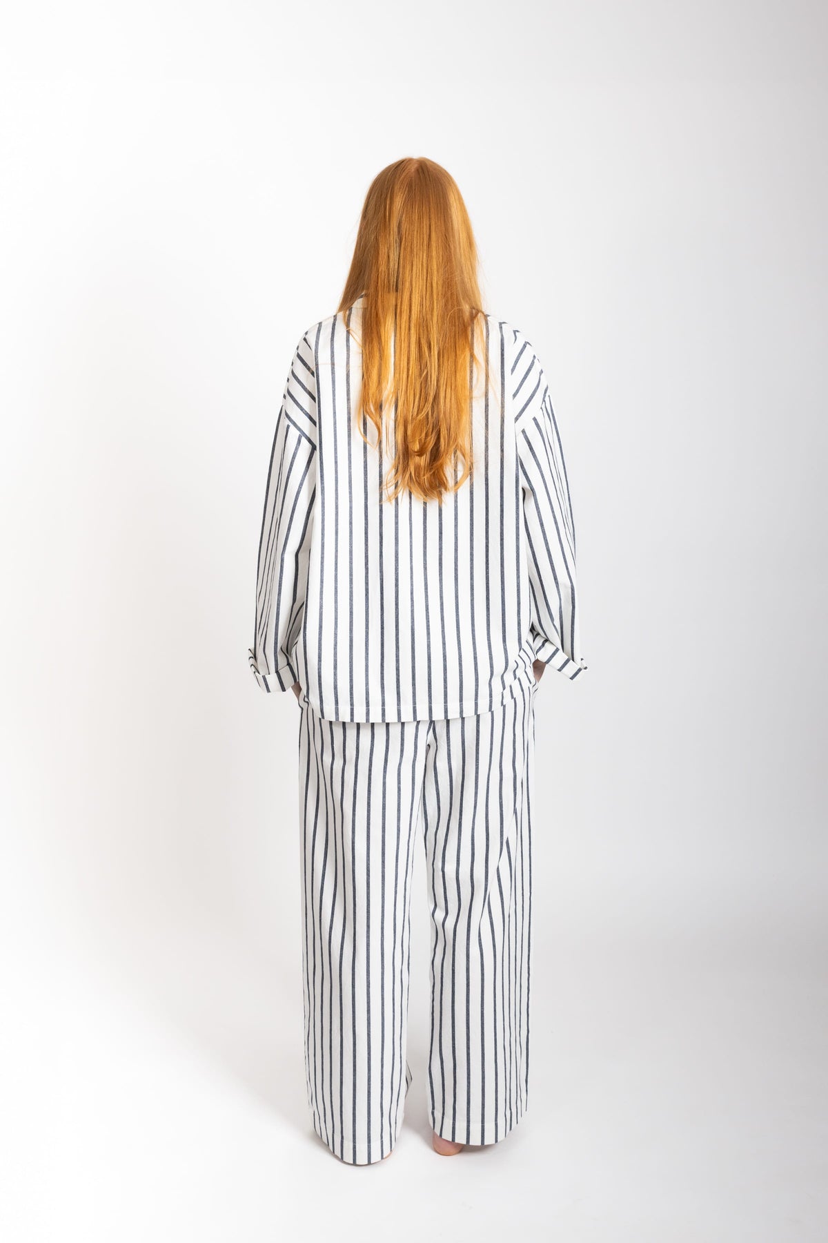 Winona Set, Navy Stripe