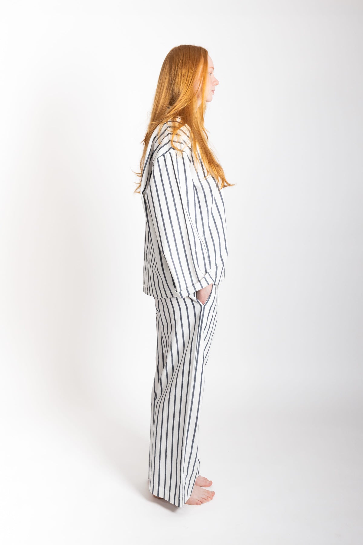 Winona Set, Navy Stripe