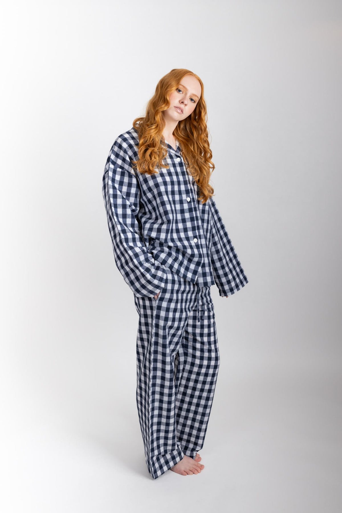 Winona Set, Navy Check