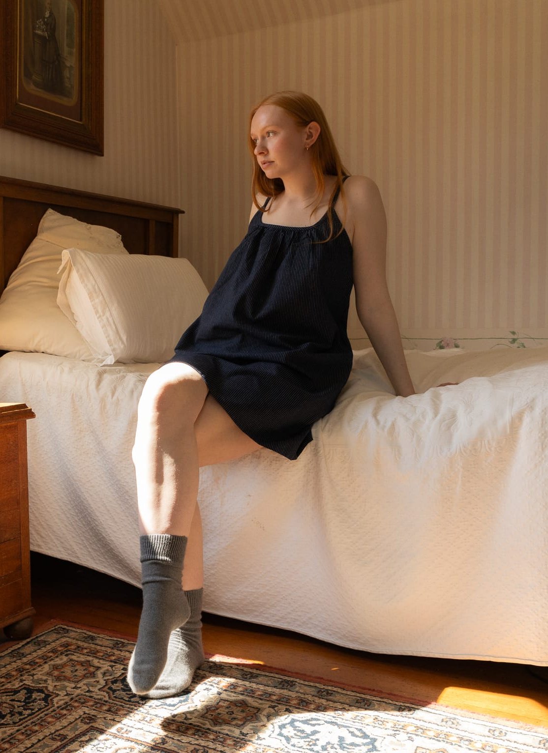 Bed Socks, Pewter