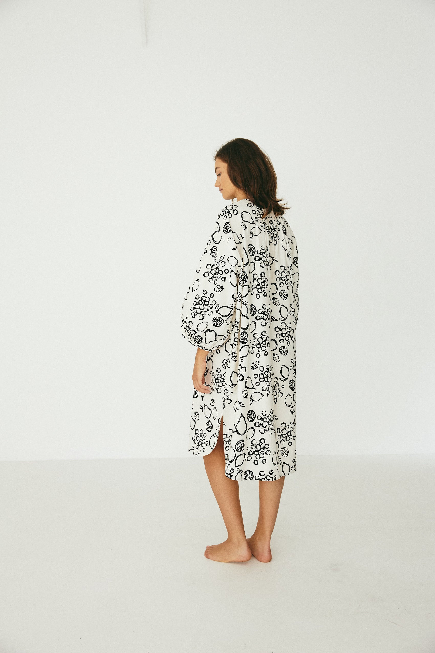 Iris Caftan, Fruit Print