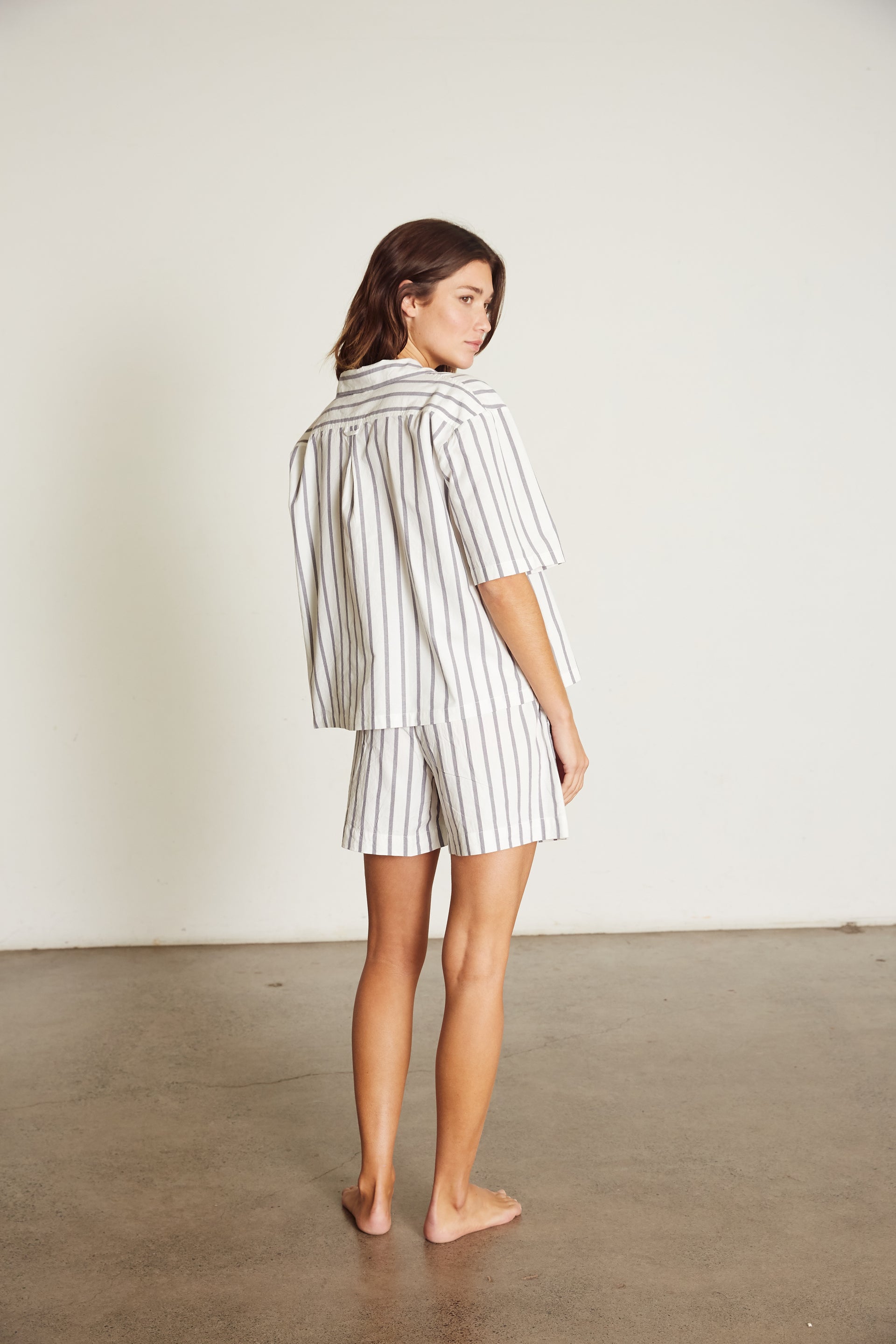 Camilla Set, Navy Stripe