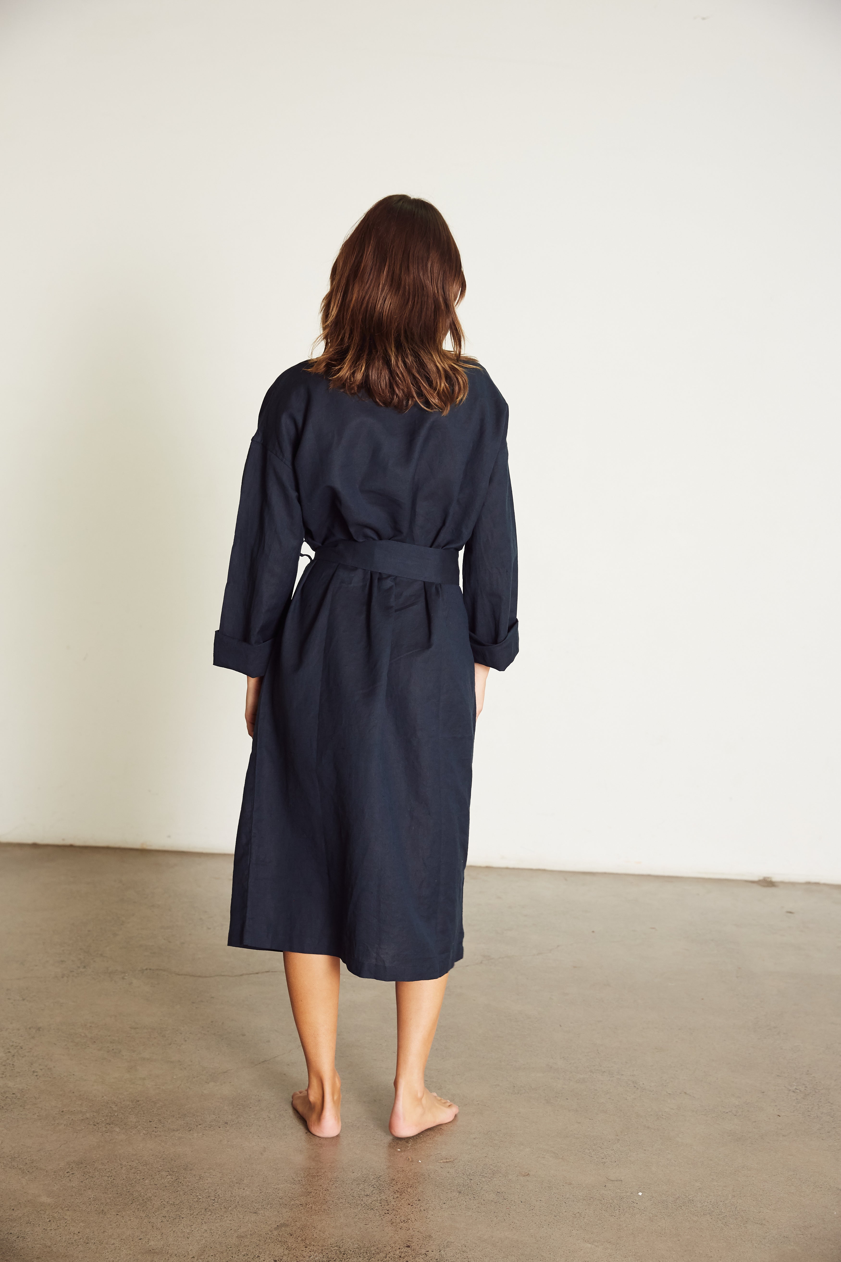 Everyday Robe, Navy (Sale)