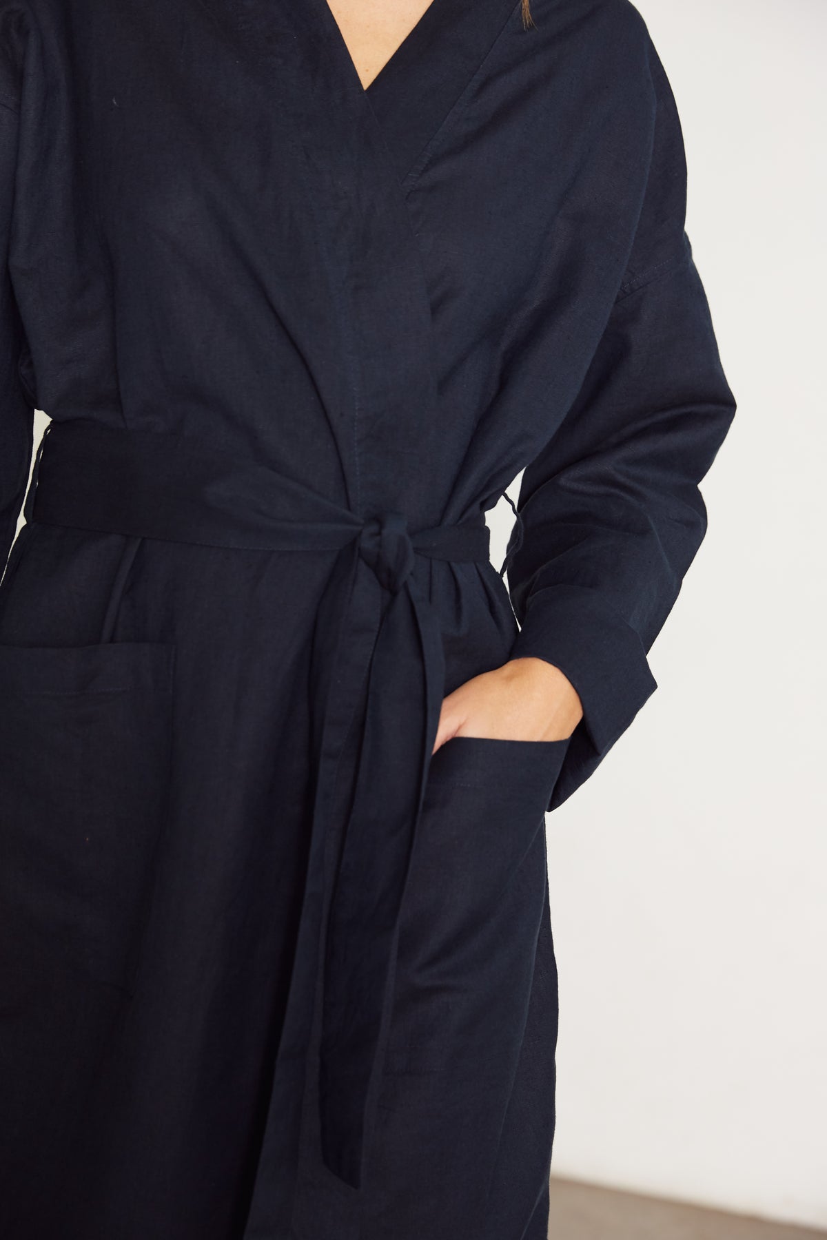 Everyday Robe, Navy (Sale)