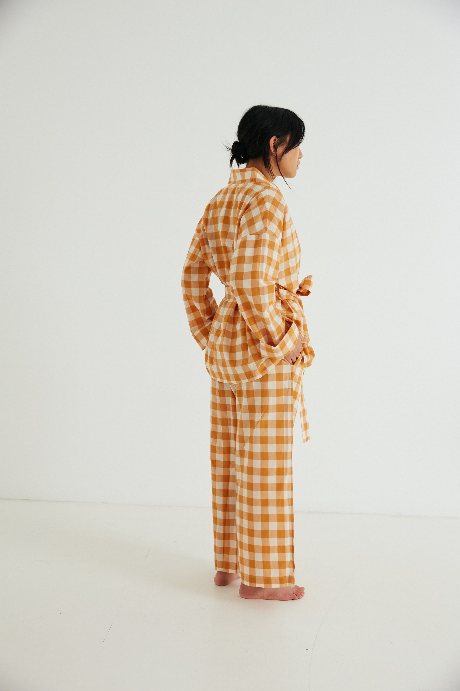 Wrap Set, Clementine Gingham