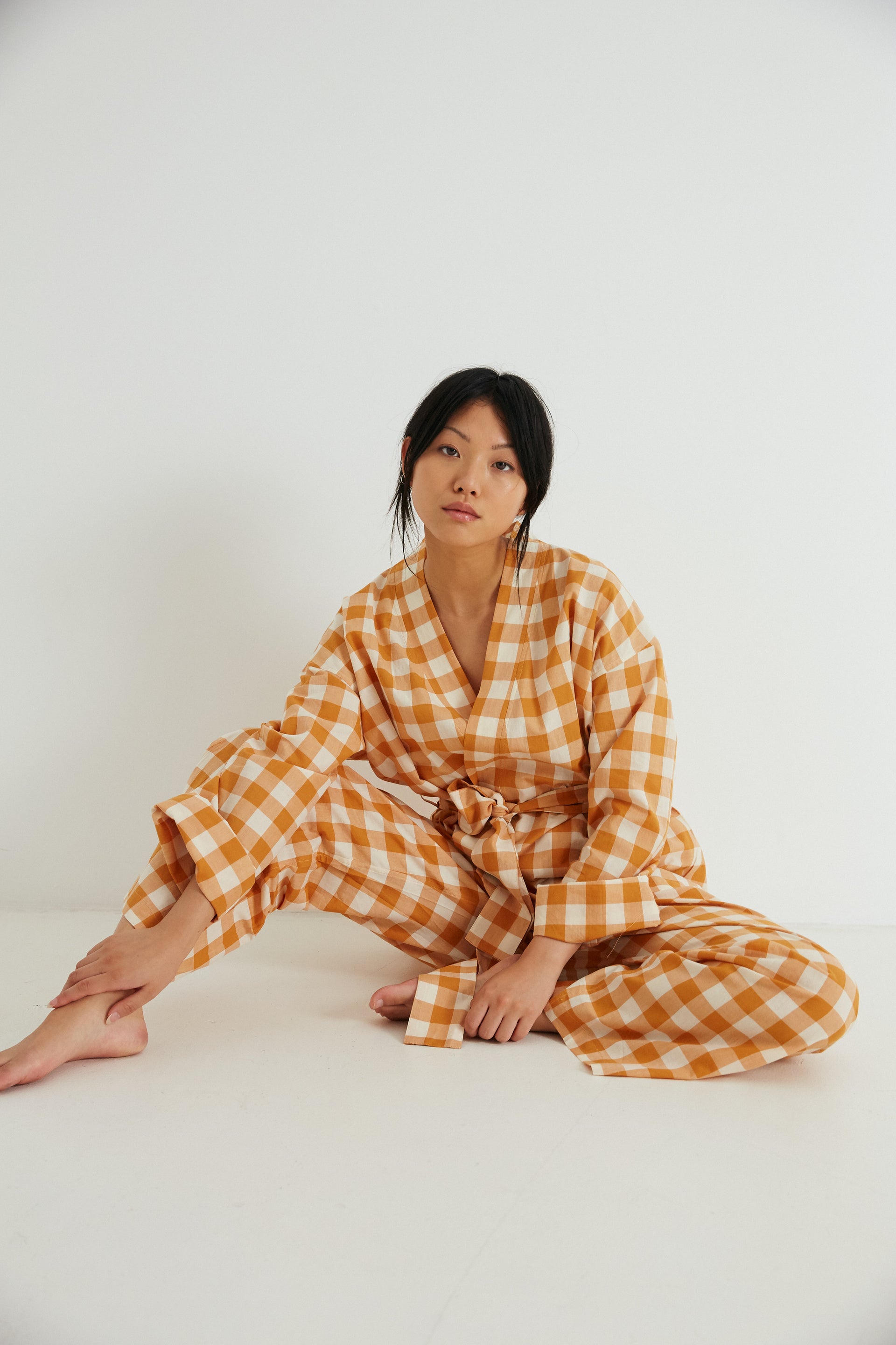 Wrap Set, Clementine Gingham