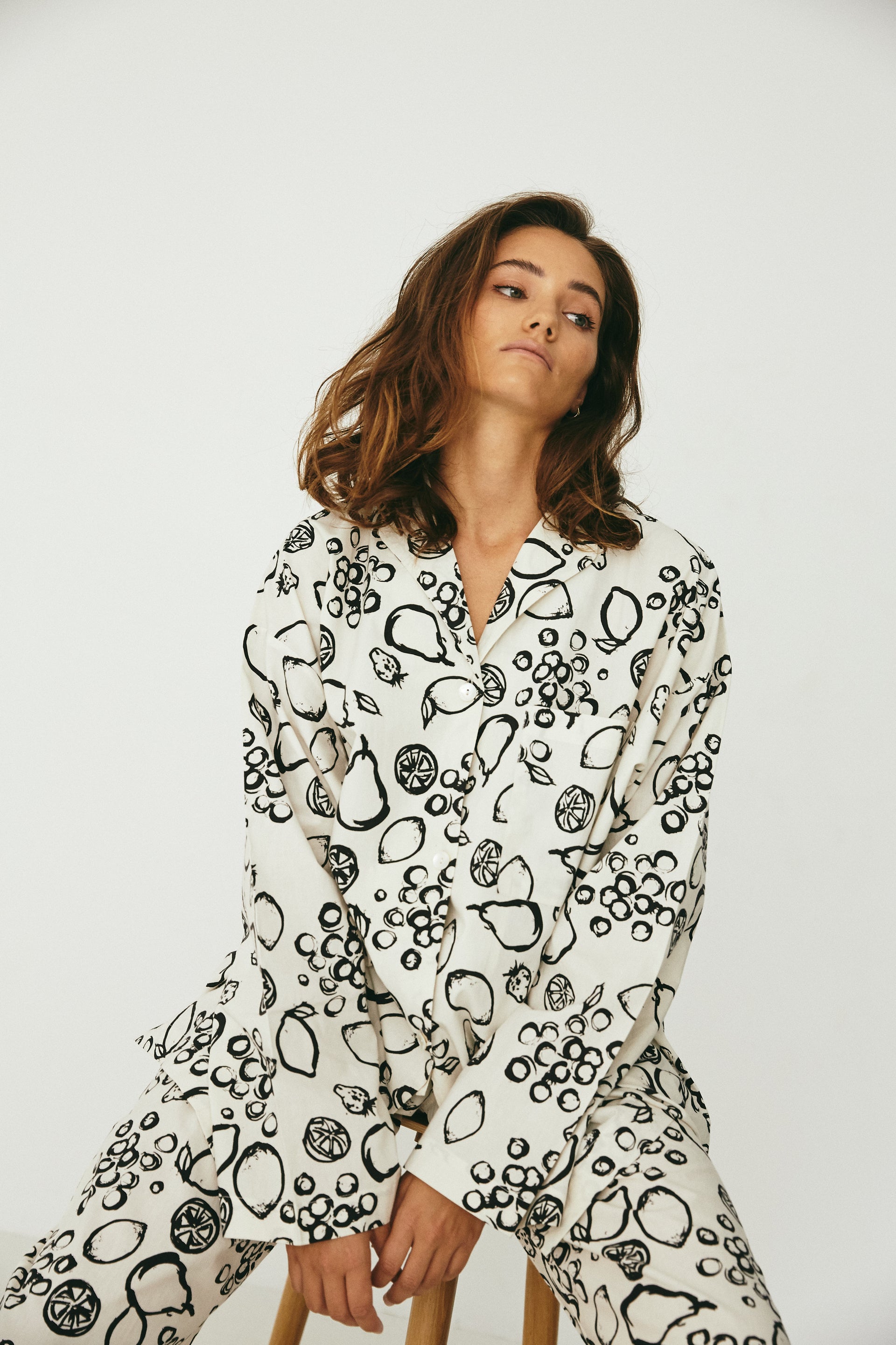 Winona Set, Fruit Print