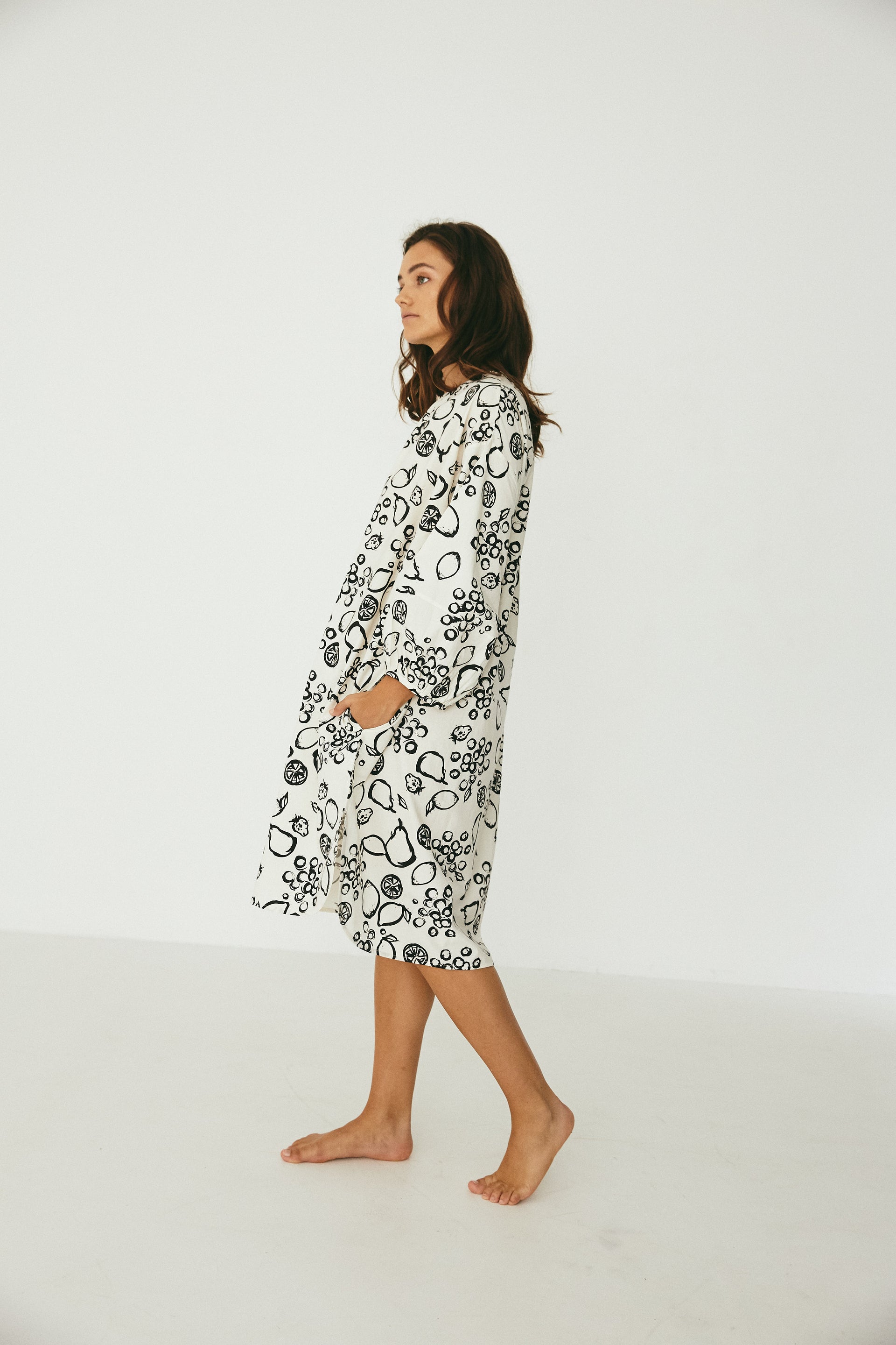 Iris Caftan, Fruit Print