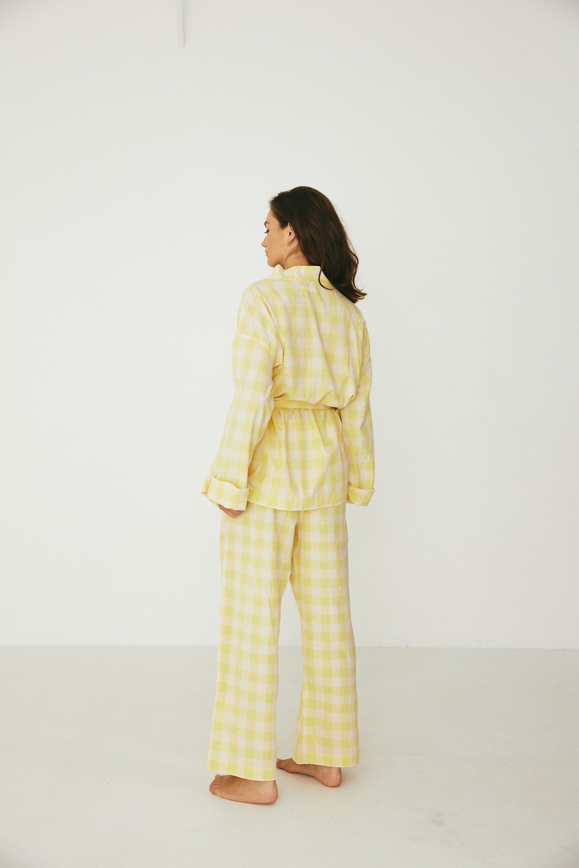 Wrap Set, Yuzu Gingham