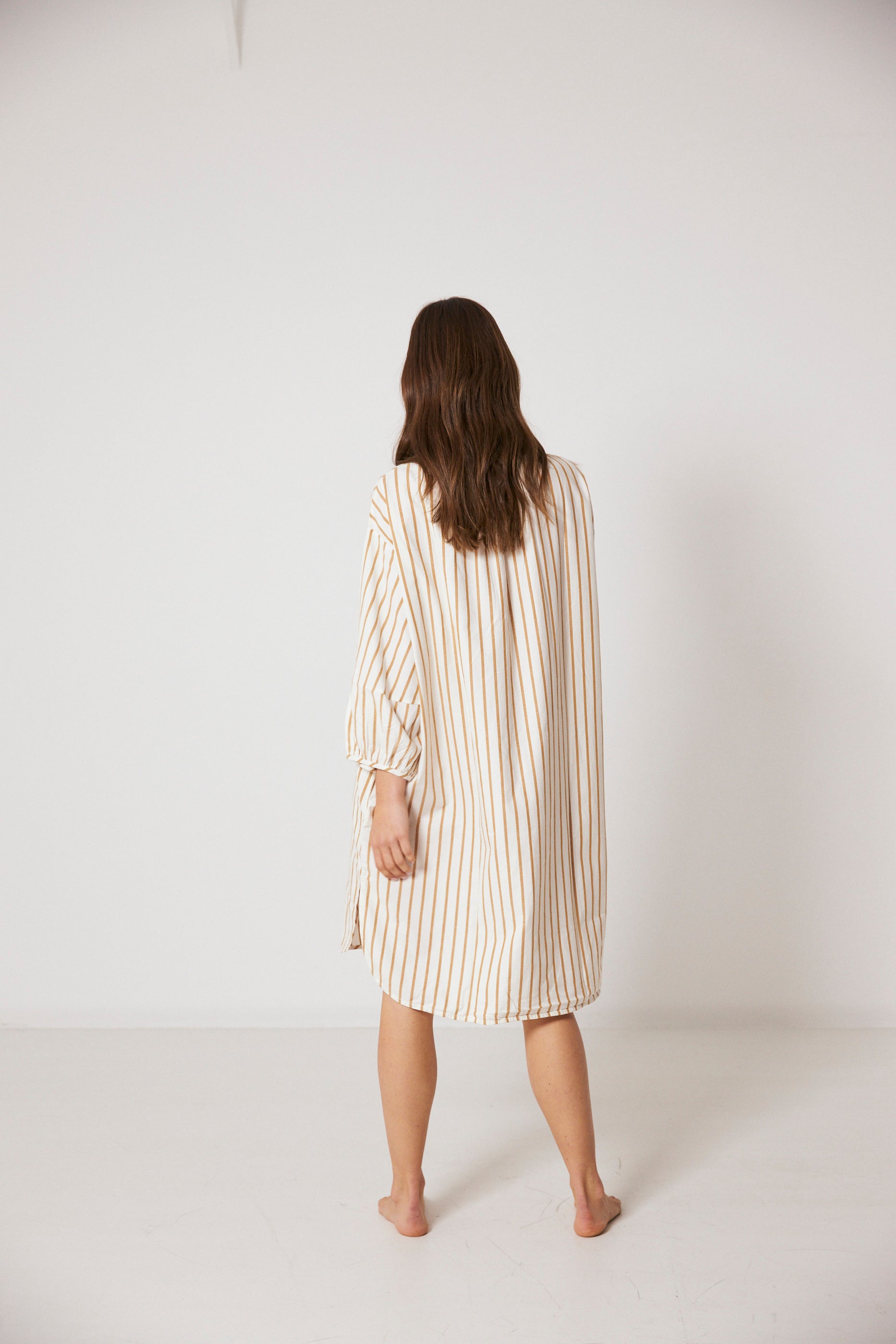 Iris Caftan, Mustard Stripe