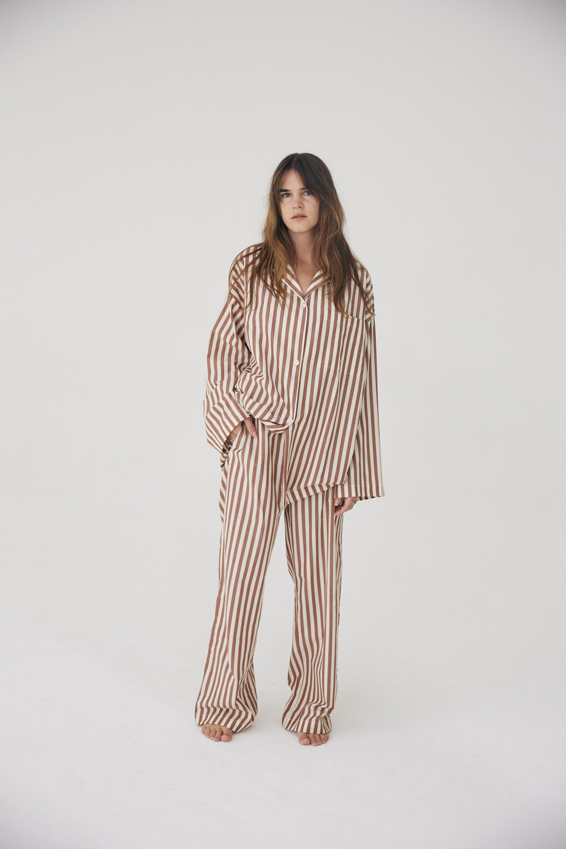 Winona Set, Cumin Stripe