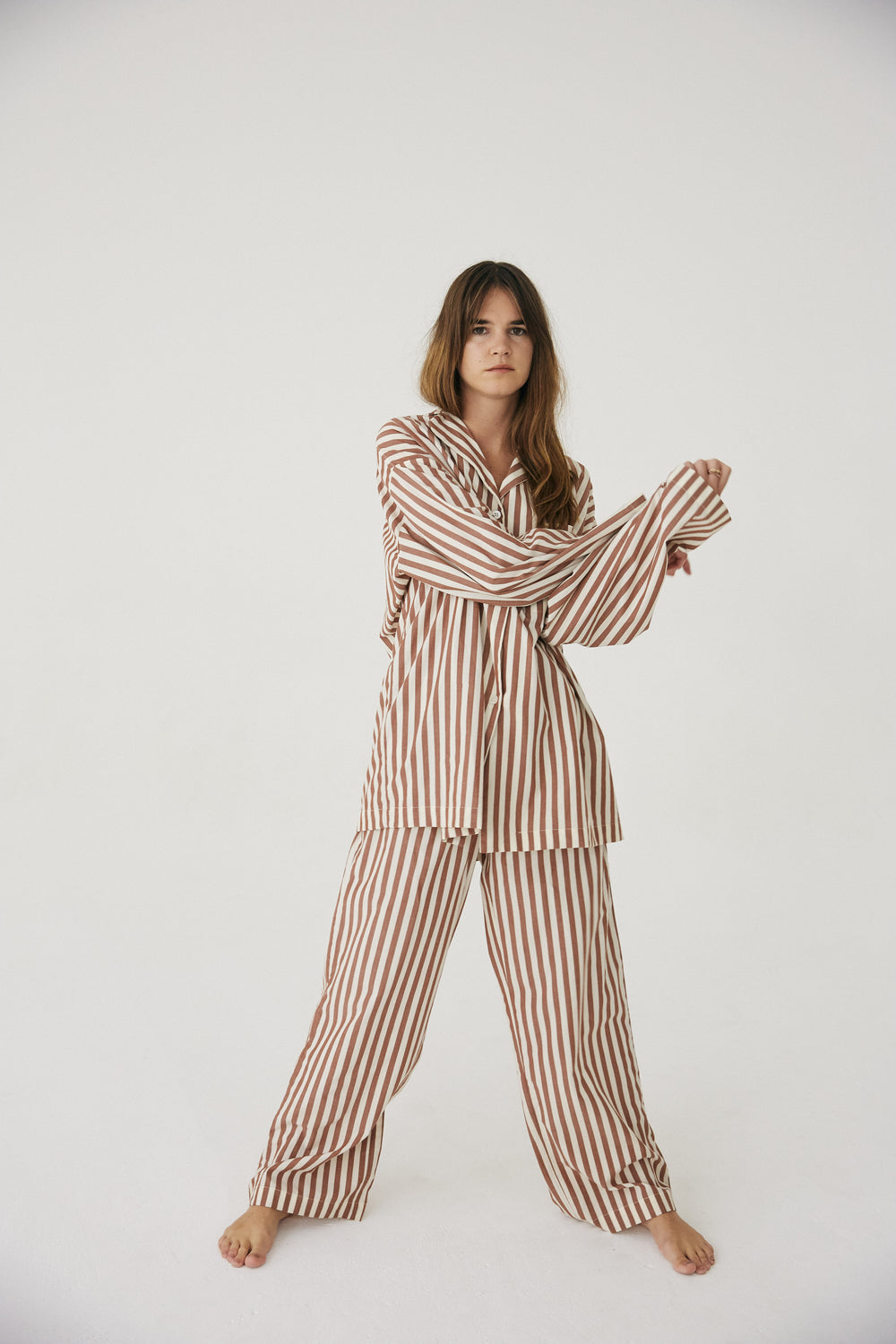Winona Set, Cumin Stripe