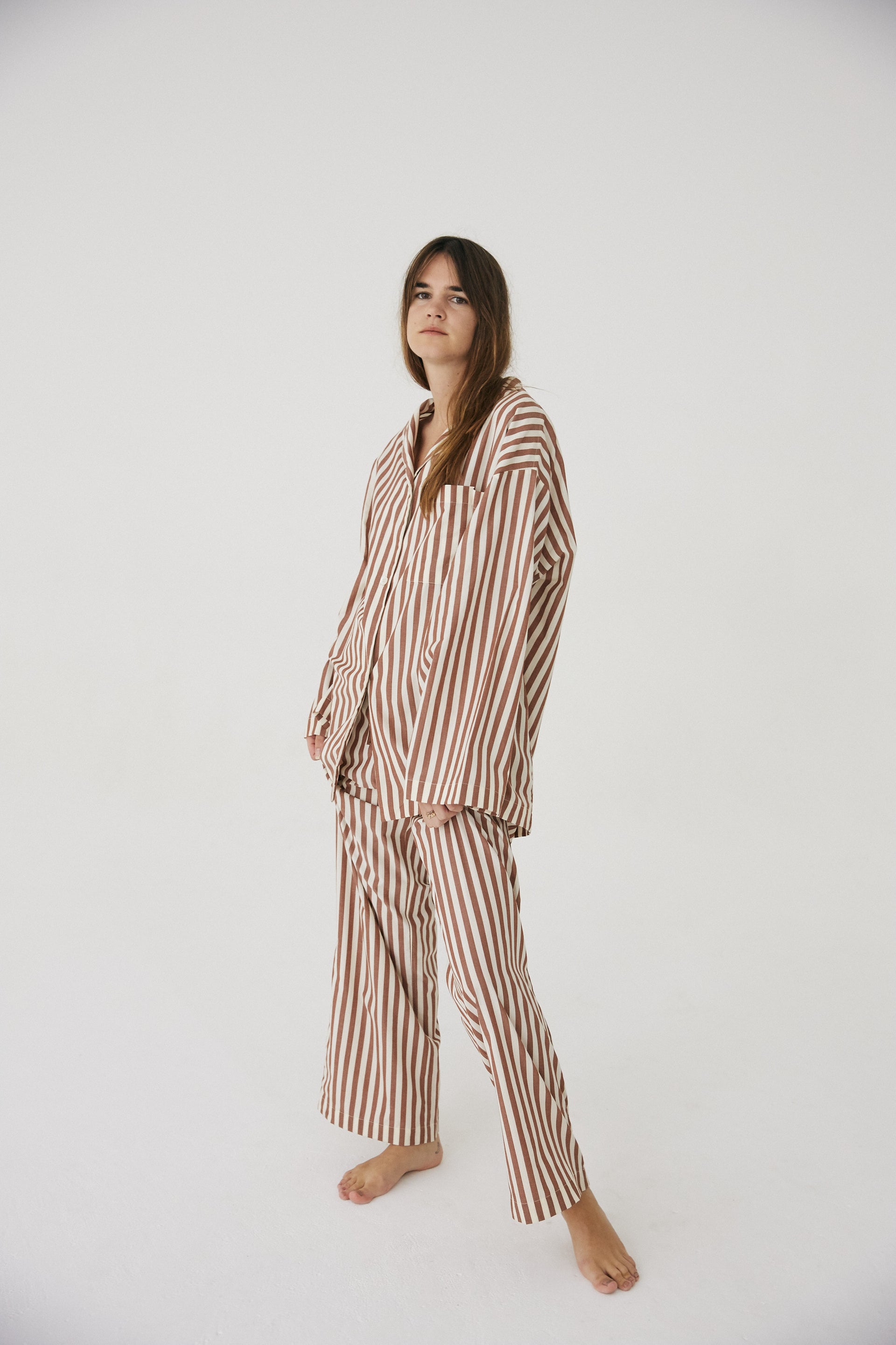 Winona Set, Cumin Stripe