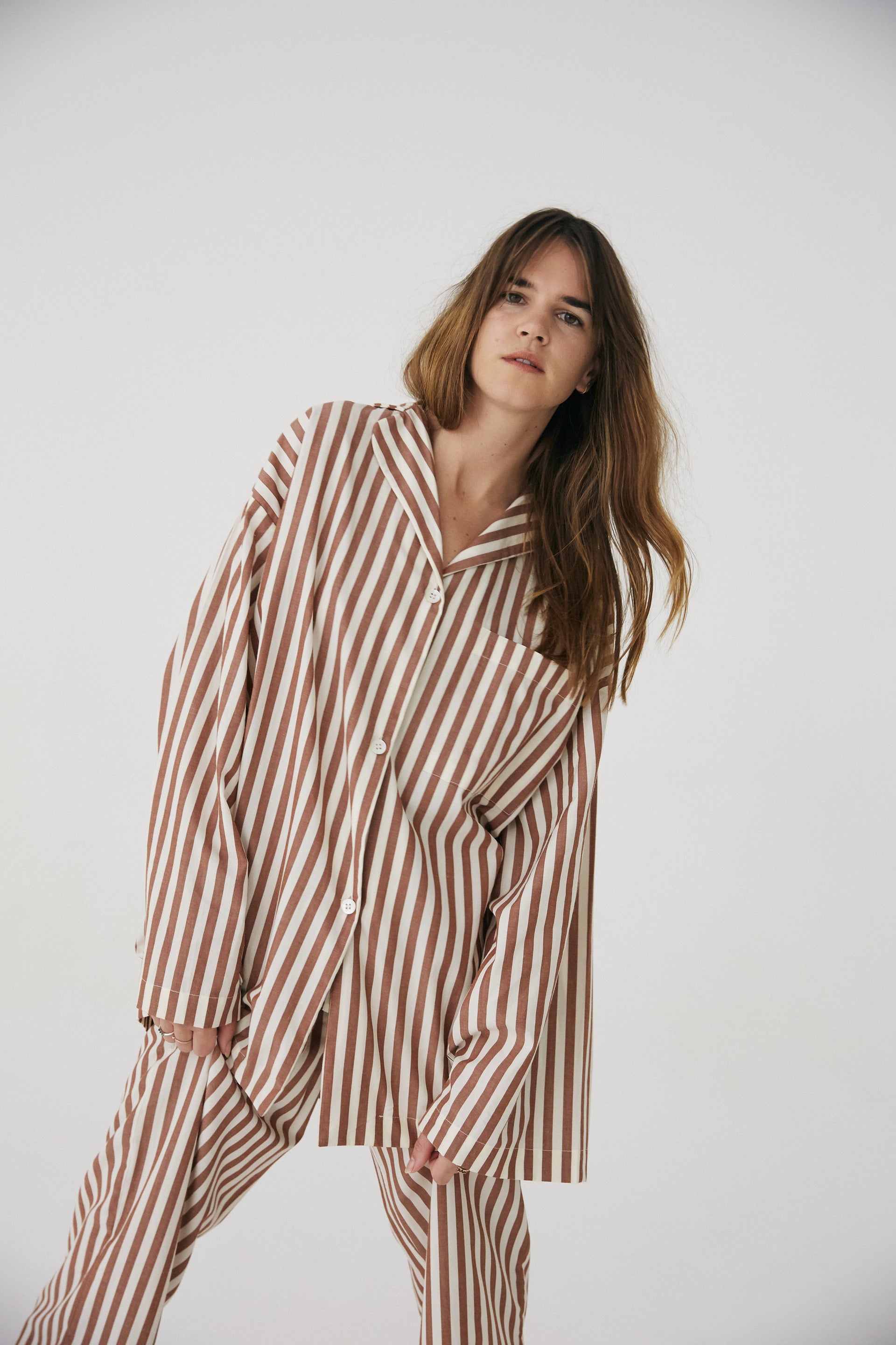 Winona Set, Cumin Stripe