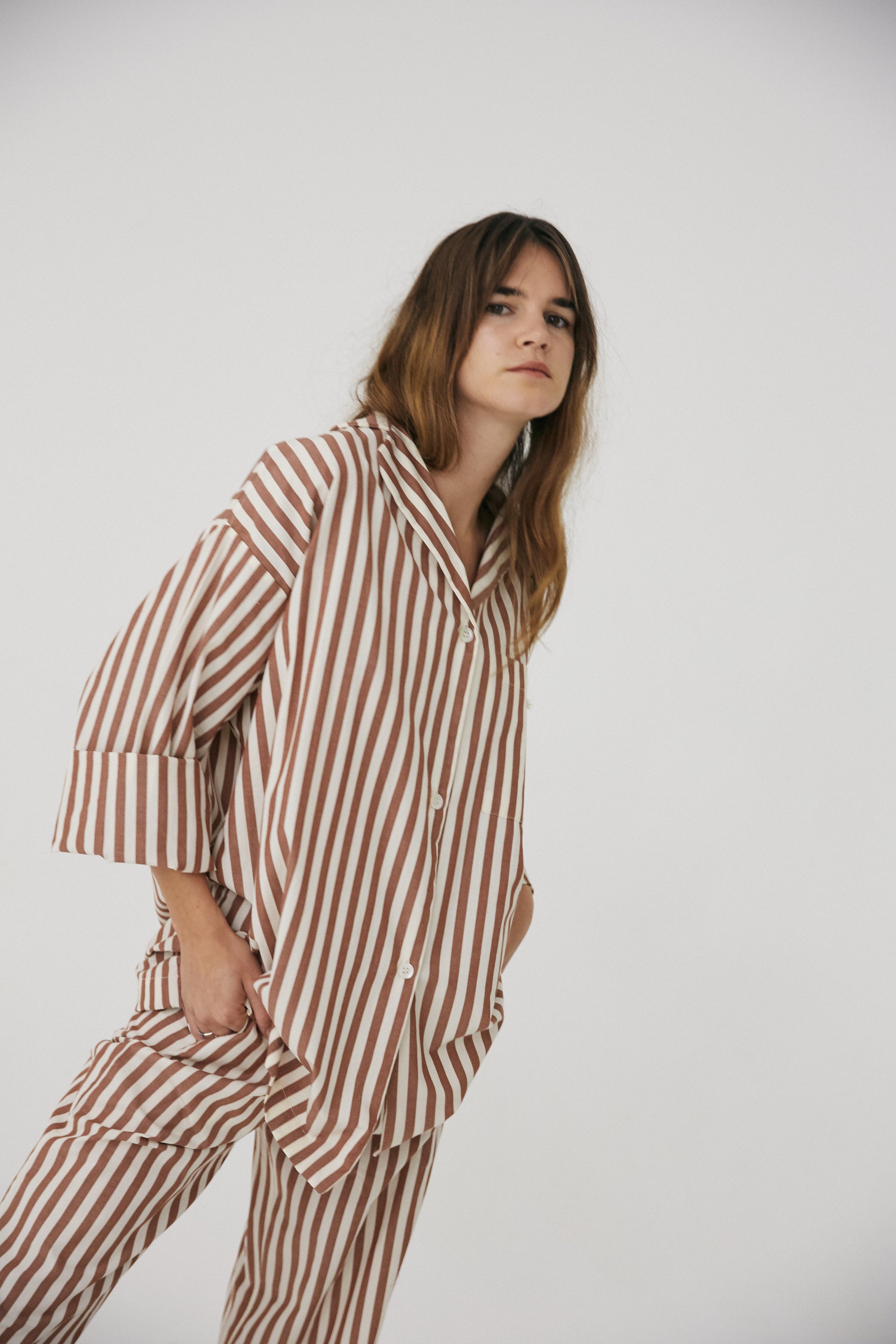 Winona Set, Cumin Stripe