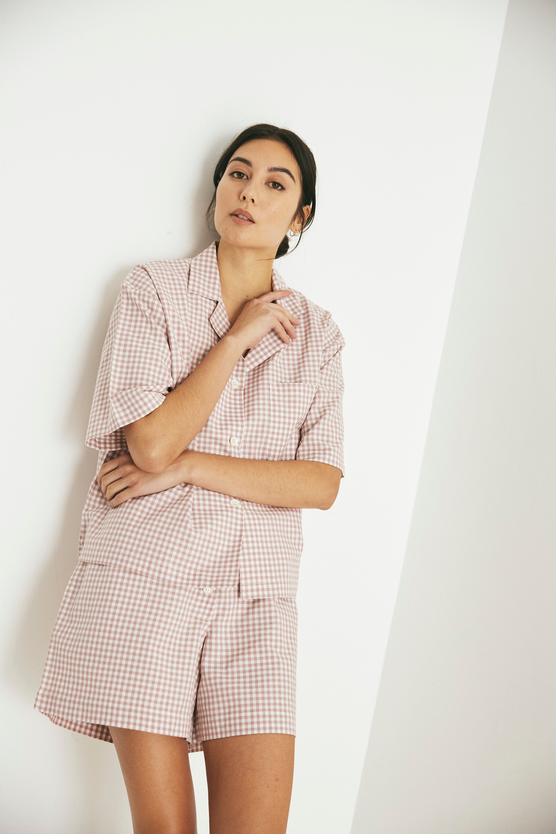 Camilla Set, Rose Gingham