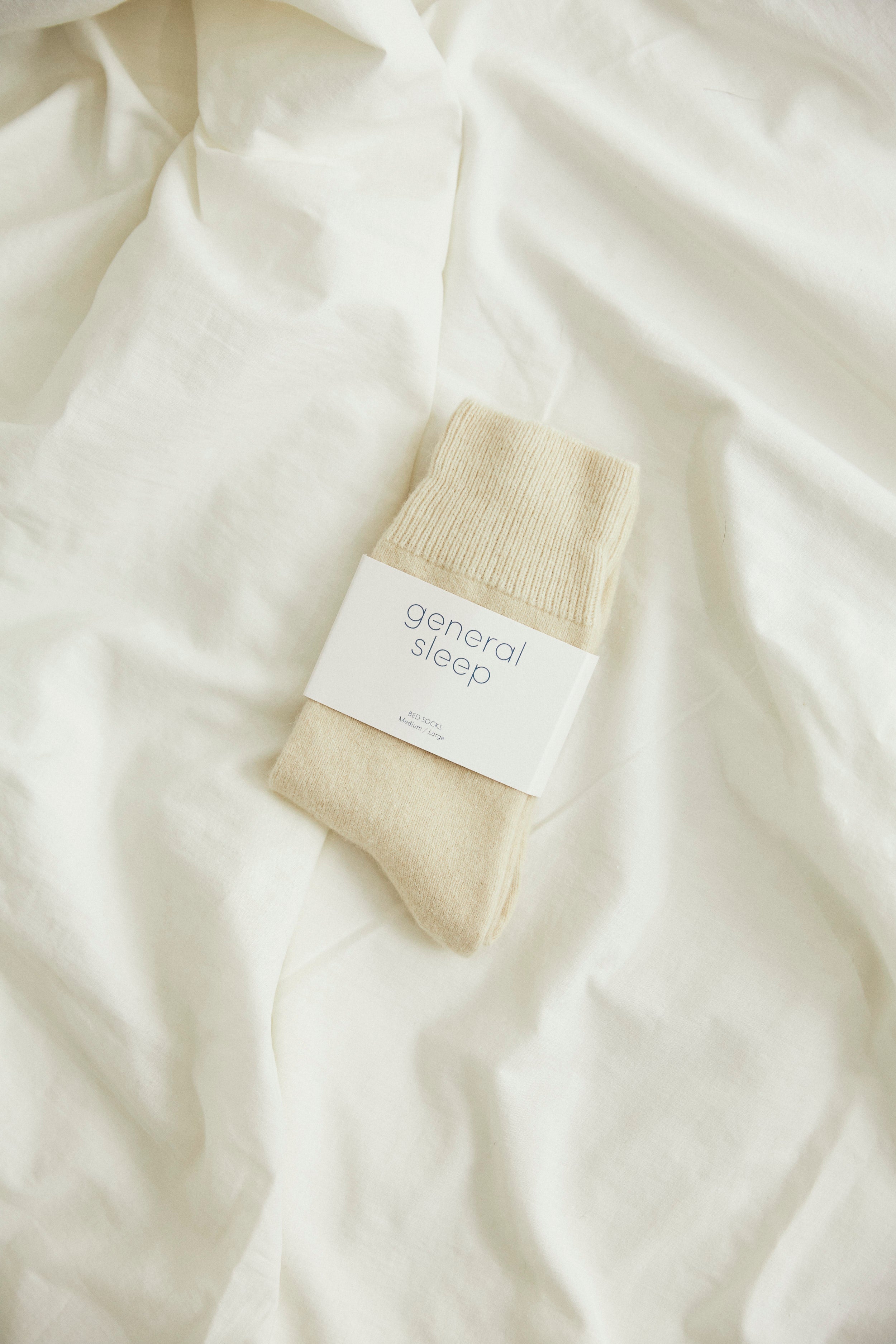 Bed Socks, Ivory